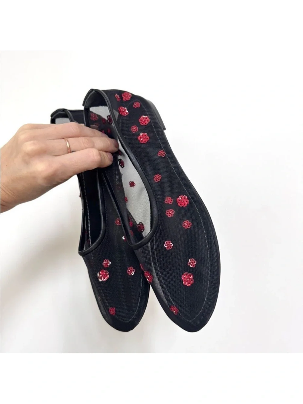 NEW staud alba mesh flats - 37